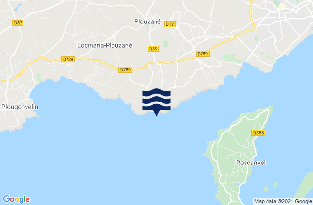 Mappa delle maree di Phare du Petit Minou, France