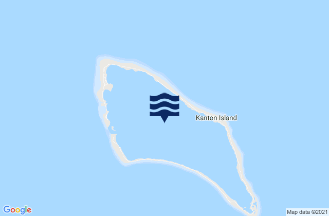 Mappa delle maree di Phoenix Islands, Kiribati