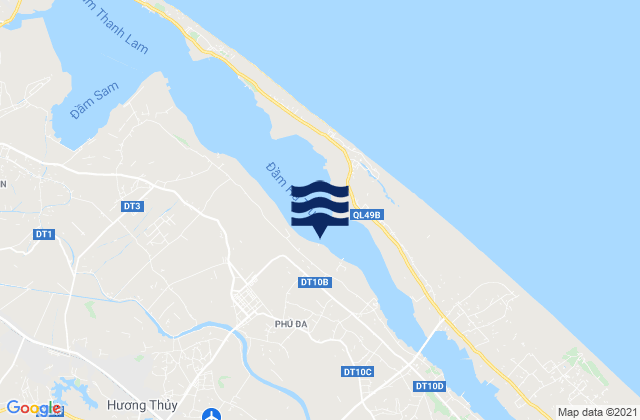 Mappa delle maree di Phú Vang, Vietnam