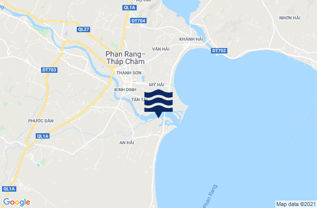 Mappa delle maree di Phường Mỹ Hương, Vietnam