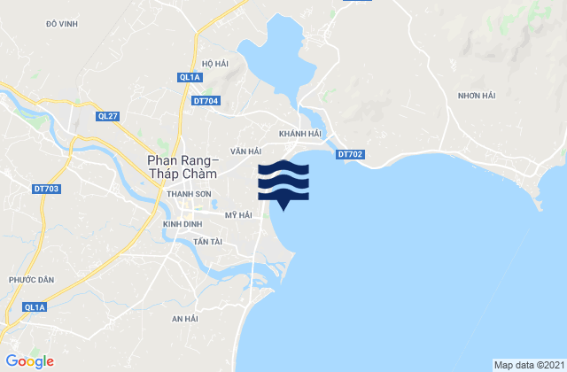 Mappa delle maree di Phường Mỹ Hải, Vietnam