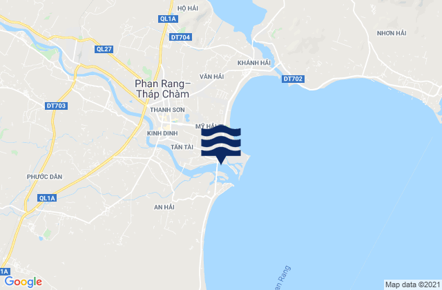 Mappa delle maree di Phường Mỹ Đông, Vietnam