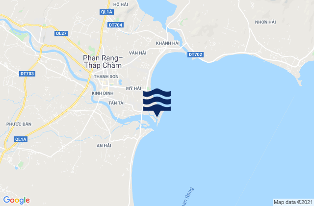 Mappa delle maree di Phường Đông Hải, Vietnam