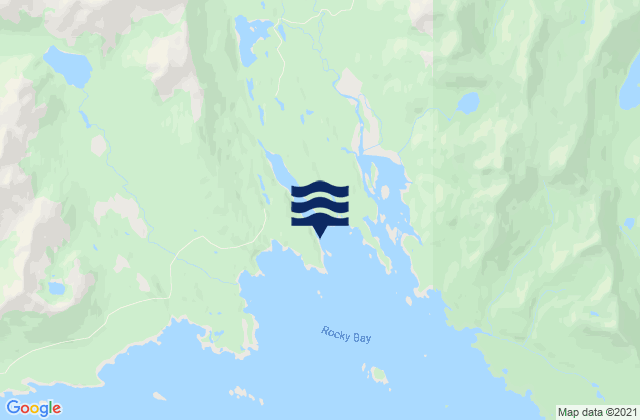 Mappa delle maree di Picnic Harbor Rocky Bay, United States