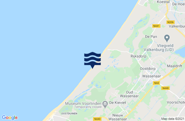 Mappa delle maree di Pijnacker, Netherlands