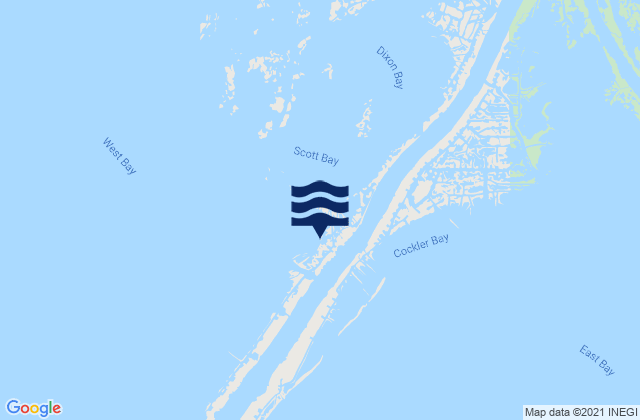 Mappa delle maree di Pilot Station, Southwest Pass, United States