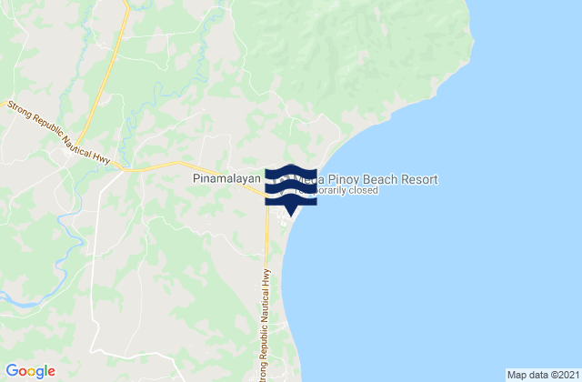 Mappa delle maree di Pinamalayan, Philippines
