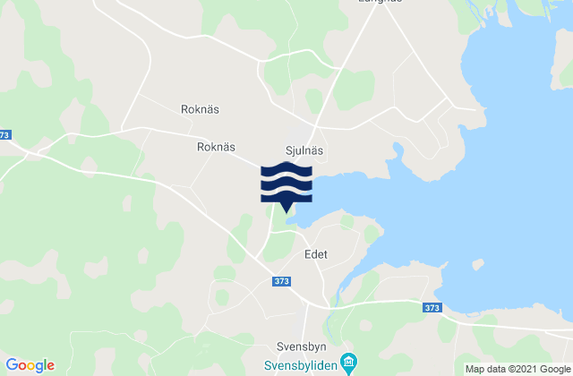 Mappa delle maree di Piteå Kommun, Sweden