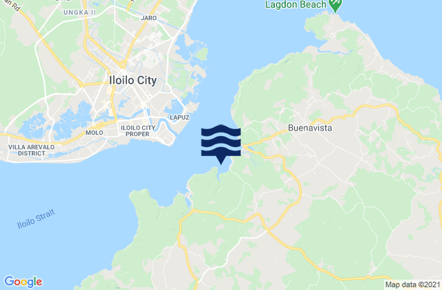Mappa delle maree di Piña, Philippines