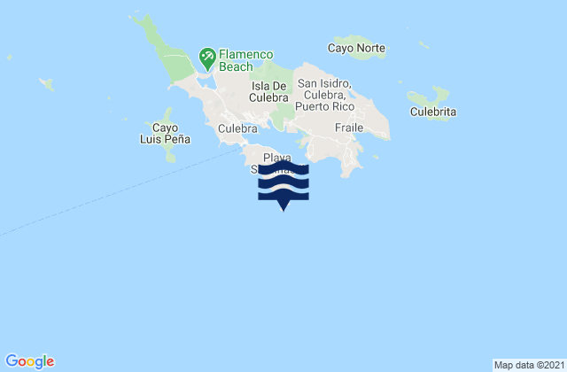 Mappa delle maree di Playa Sardinas II Barrio, Puerto Rico