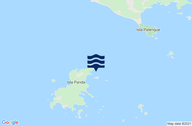 Mappa delle maree di Playa del Socorro, Panama