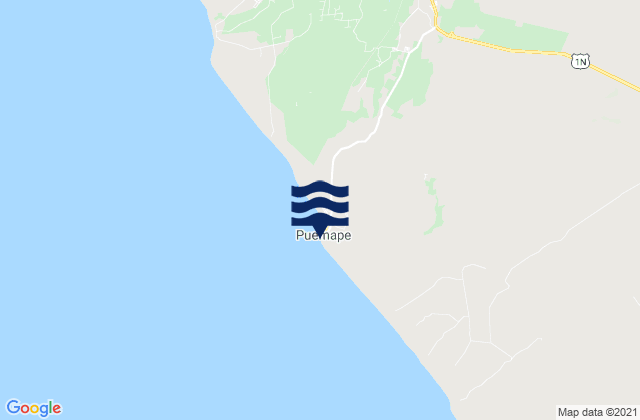 Mappa delle maree di Poemape, Peru