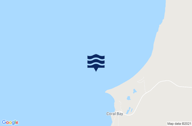 Mappa delle maree di Point Maud, Australia