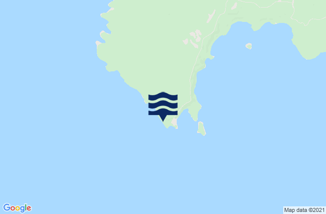 Mappa delle maree di Point Stone Island, Papua New Guinea