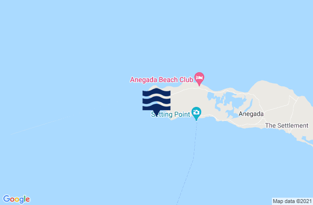 Mappa delle maree di Pomato Point, British Virgin Islands