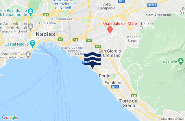 Mappa delle maree di Pomigliano d'Arco, Italy