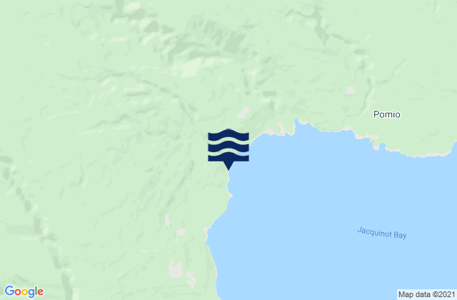 Mappa delle maree di Pomio, Papua New Guinea