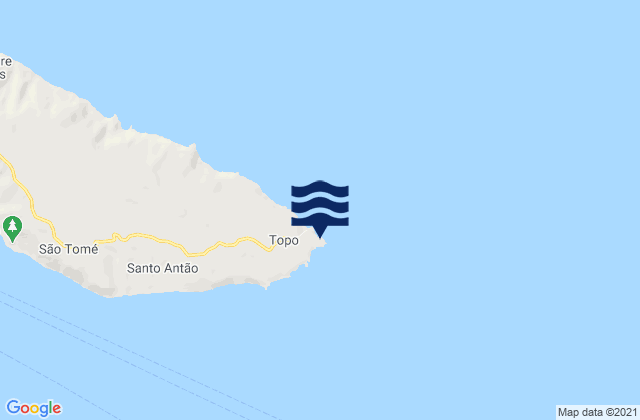 Mappa delle maree di Ponta do Topo Light, Portugal