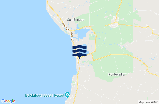Mappa delle maree di Pontevedra, Philippines