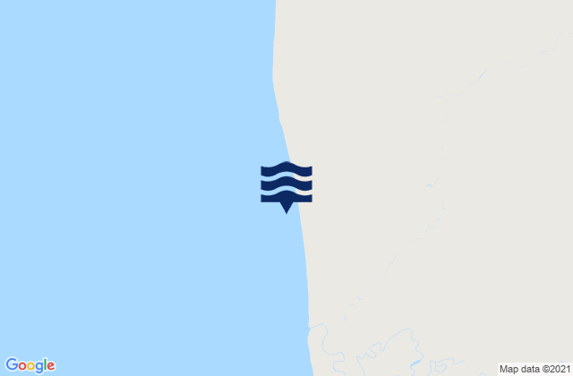 Mappa delle maree di Pormpuraaw, Australia