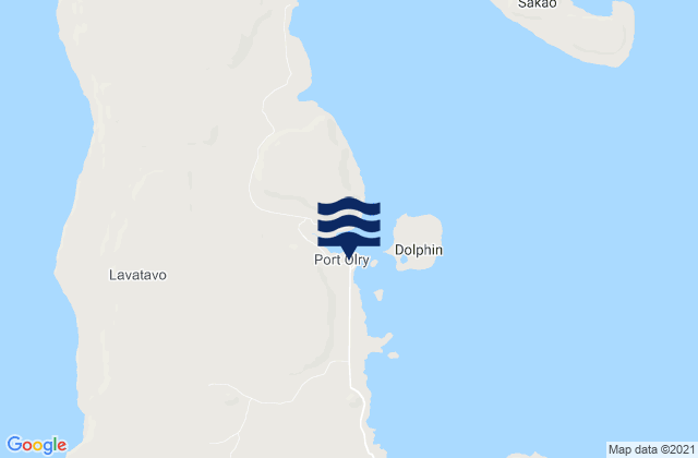 Mappa delle maree di Port-Olry, Vanuatu