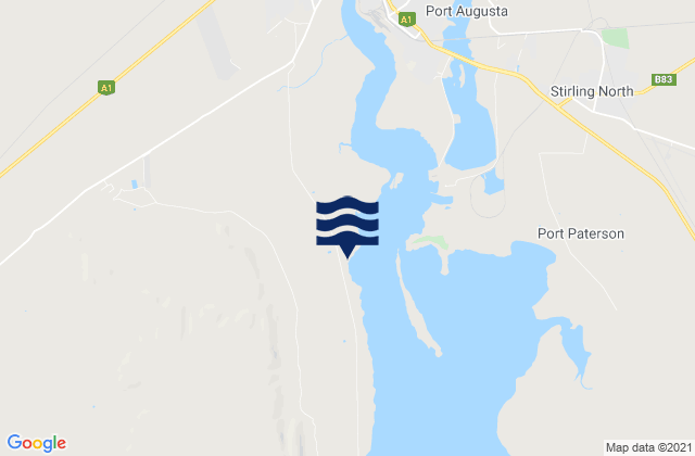 Mappa delle maree di Port Augusta, Australia