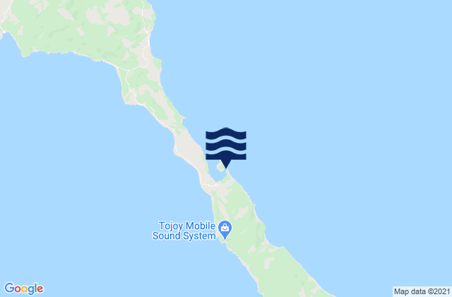 Mappa delle maree di Port Boca Engano Burias Island, Philippines