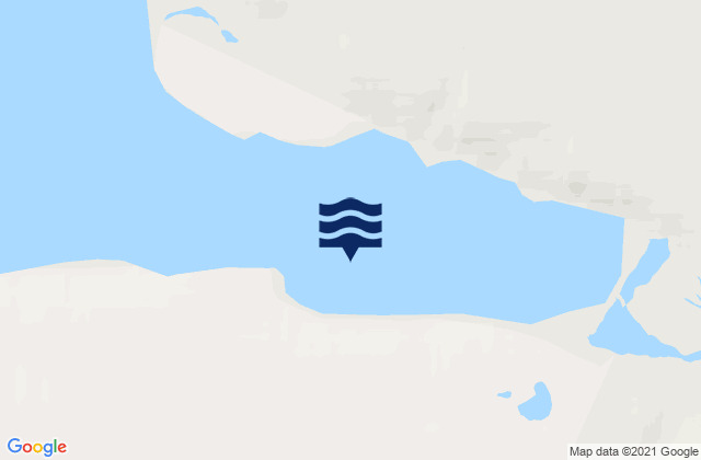 Mappa delle maree di Port Bowen, Canada