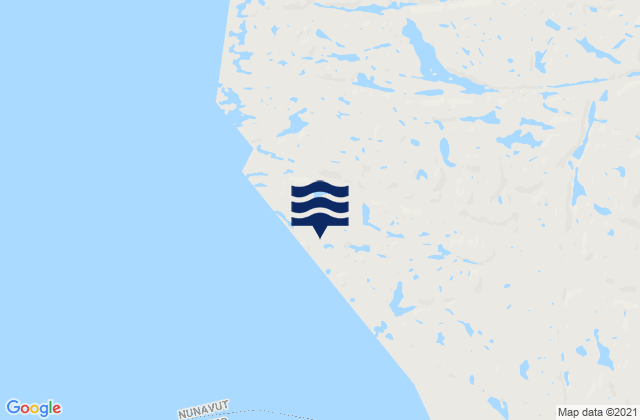 Mappa delle maree di Port Burwell, Canada