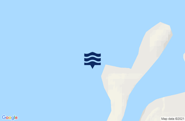 Mappa delle maree di Port Charcot Booth Island, Chile