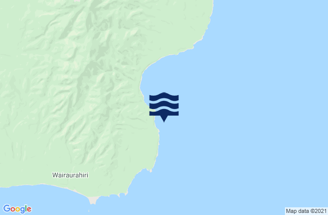 Mappa delle maree di Port Craig, New Zealand