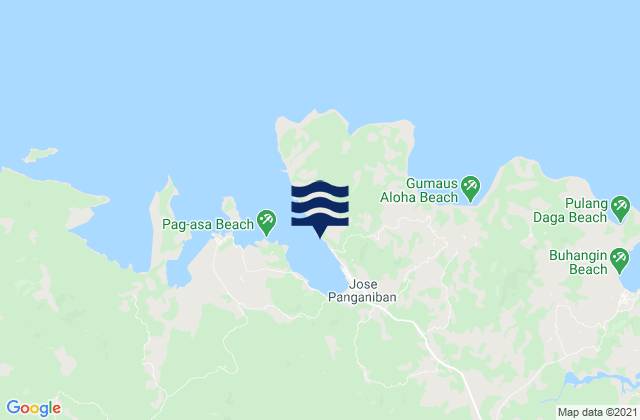 Mappa delle maree di Port Jose Panganiban, Philippines