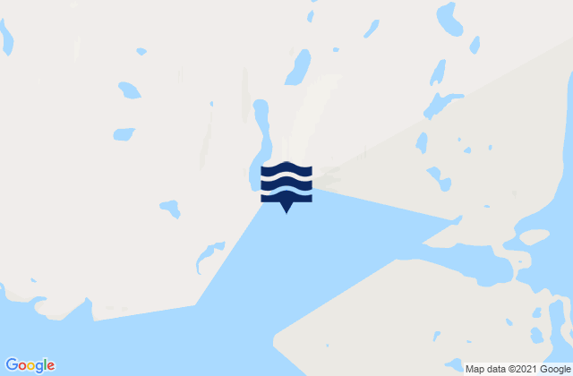 Mappa delle maree di Port Kennedy, Canada