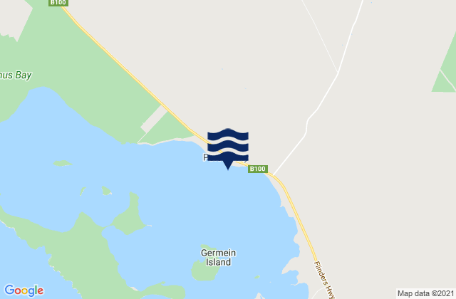 Mappa delle maree di Port Kenny, Australia