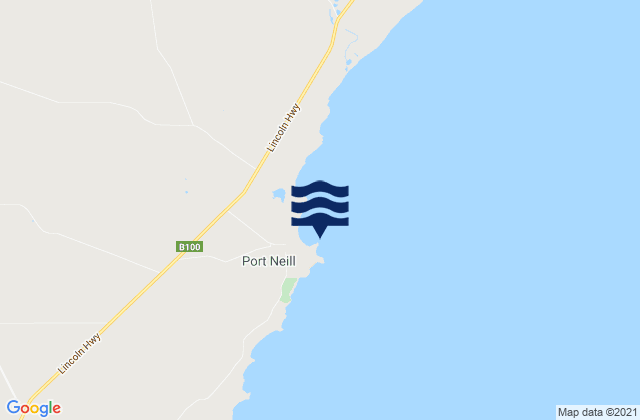 Mappa delle maree di Port Neill, Australia