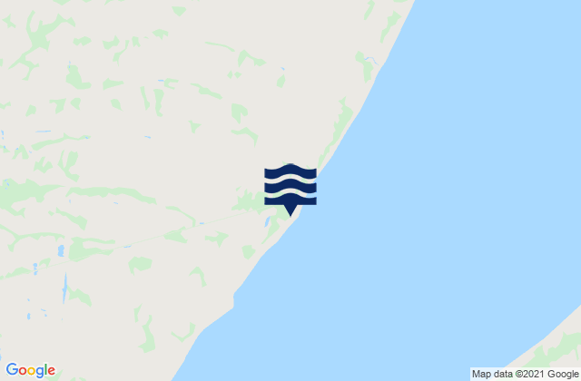 Mappa delle maree di Port Nelson, Canada