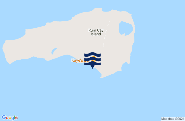 Mappa delle maree di Port Nelson, Bahamas