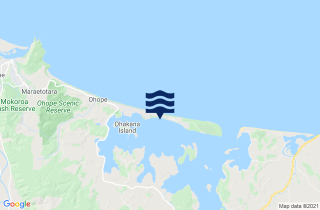 Mappa delle maree di Port Ohope Wharf, New Zealand