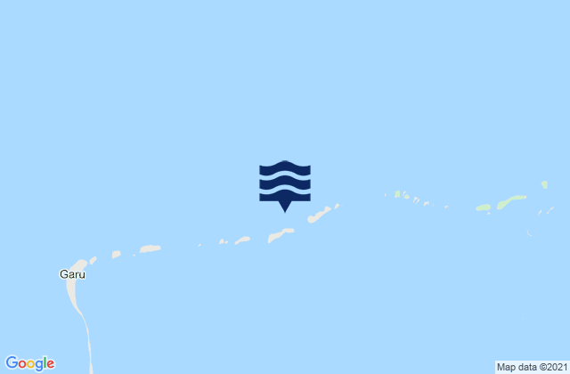 Mappa delle maree di Port Rhin, Kiribati