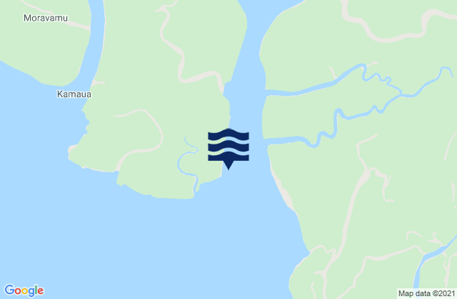 Mappa delle maree di Port Romilly, Papua New Guinea