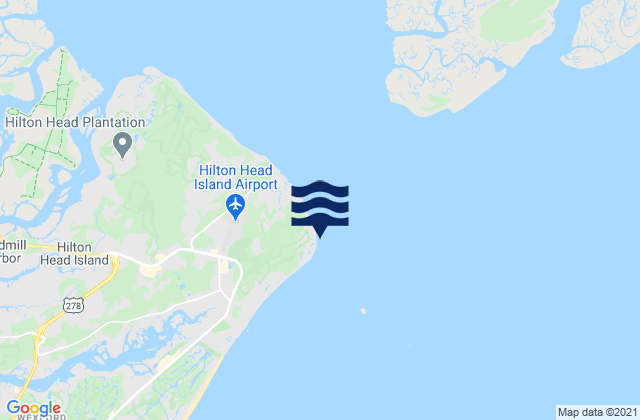 Mappa delle maree di Port Royal Plantation (Hilton Head Island), United States