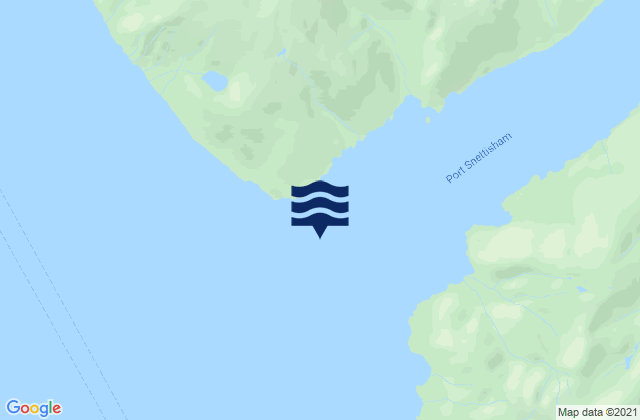 Mappa delle maree di Port Snettisham Point Styleman, United States