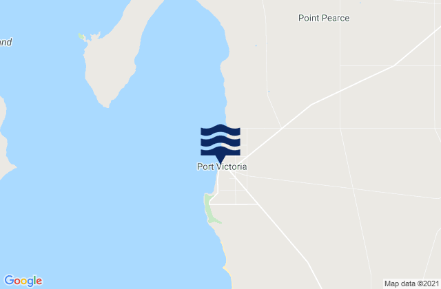 Mappa delle maree di Port Victoria, Australia