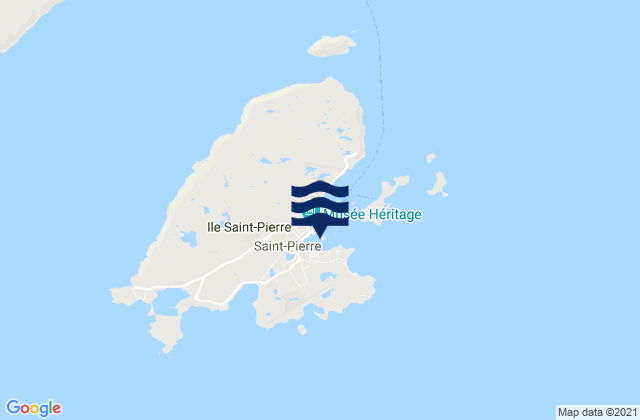 Mappa delle maree di Port de Saint-Pierre, Saint Pierre and Miquelon