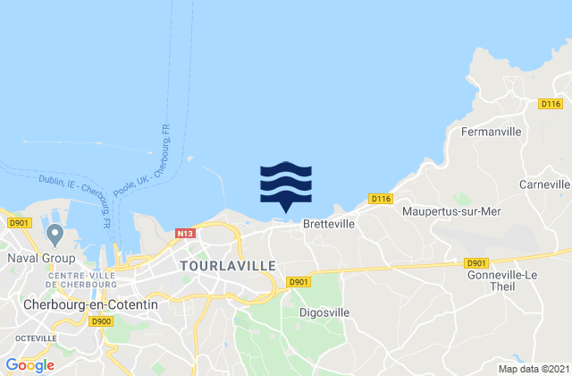 Mappa delle maree di Port du Becquet, France