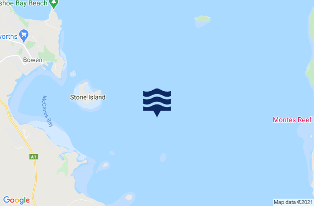 Mappa delle maree di Port of Bowen, Australia