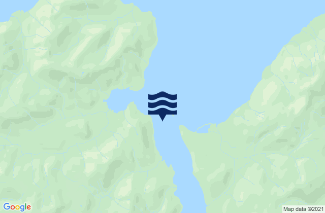 Mappa delle maree di Povorotni Island 0.23 n.mi. WSW of, United States