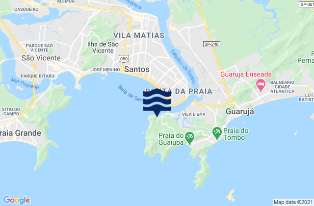 Mappa delle maree di Praia do Góis, Brazil