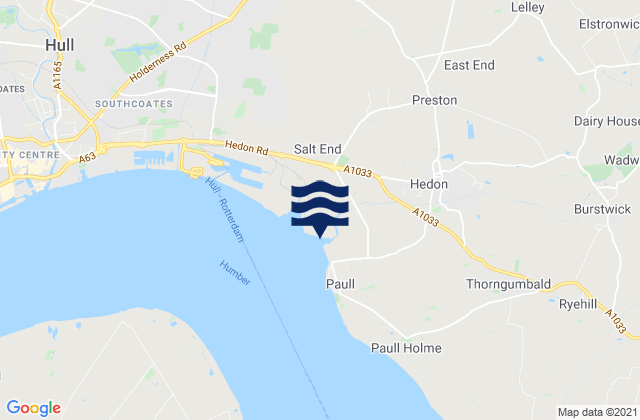 Mappa delle maree di Preston, United Kingdom