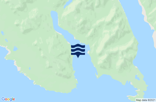 Mappa delle maree di Puerto Alert, Chile